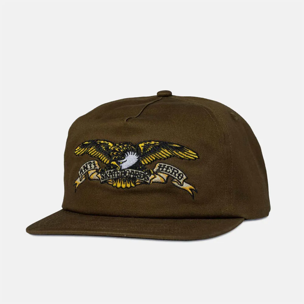 Anti Hero Skateboards - Basic Eagle Snapback Cap - Brown