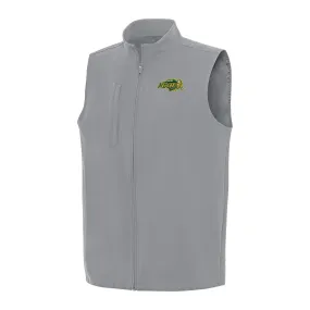 Antigua NDSU Bison Gray Regard Full-Zip Vest