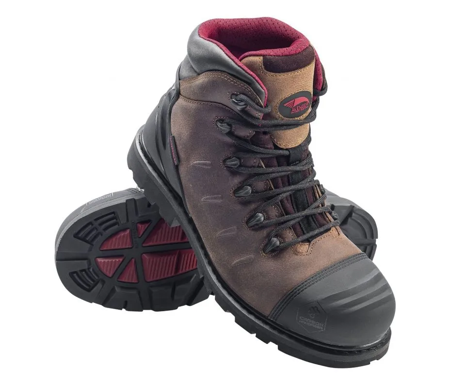 Avenger 7546 Hammer 6" Composite Toe Work Boot - Brown