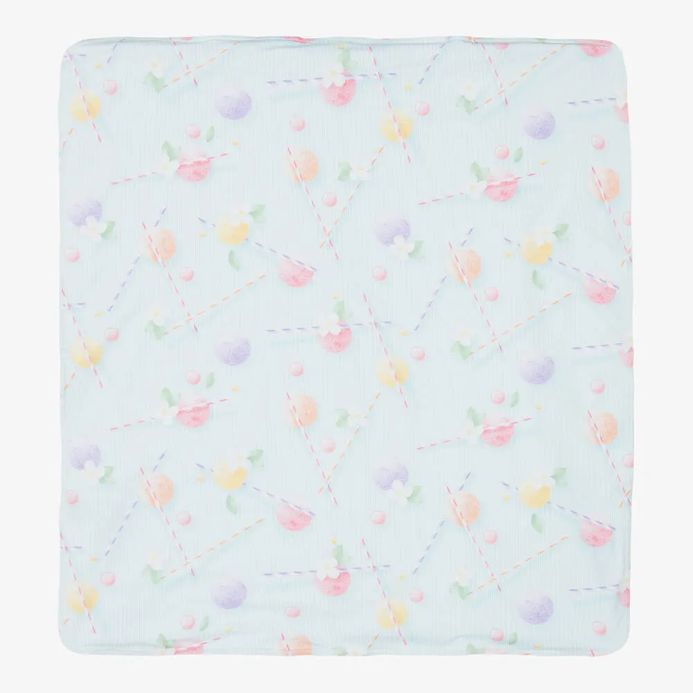 Baby Girls Green Ice Cream Blanket (80cm)