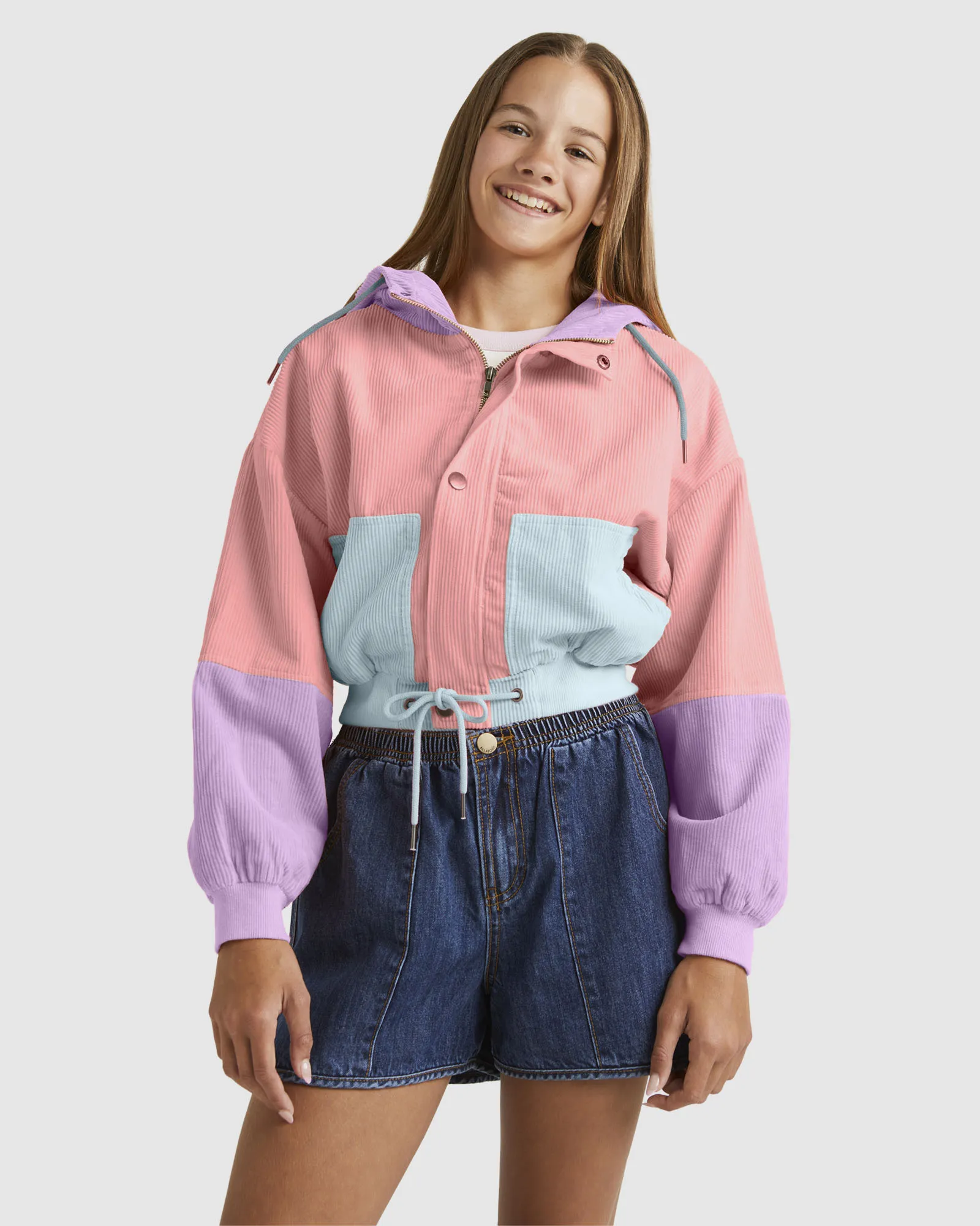 Billabong Girls 6-14 Tone Setter Jacket - Lilac Smoke | SurfStitch