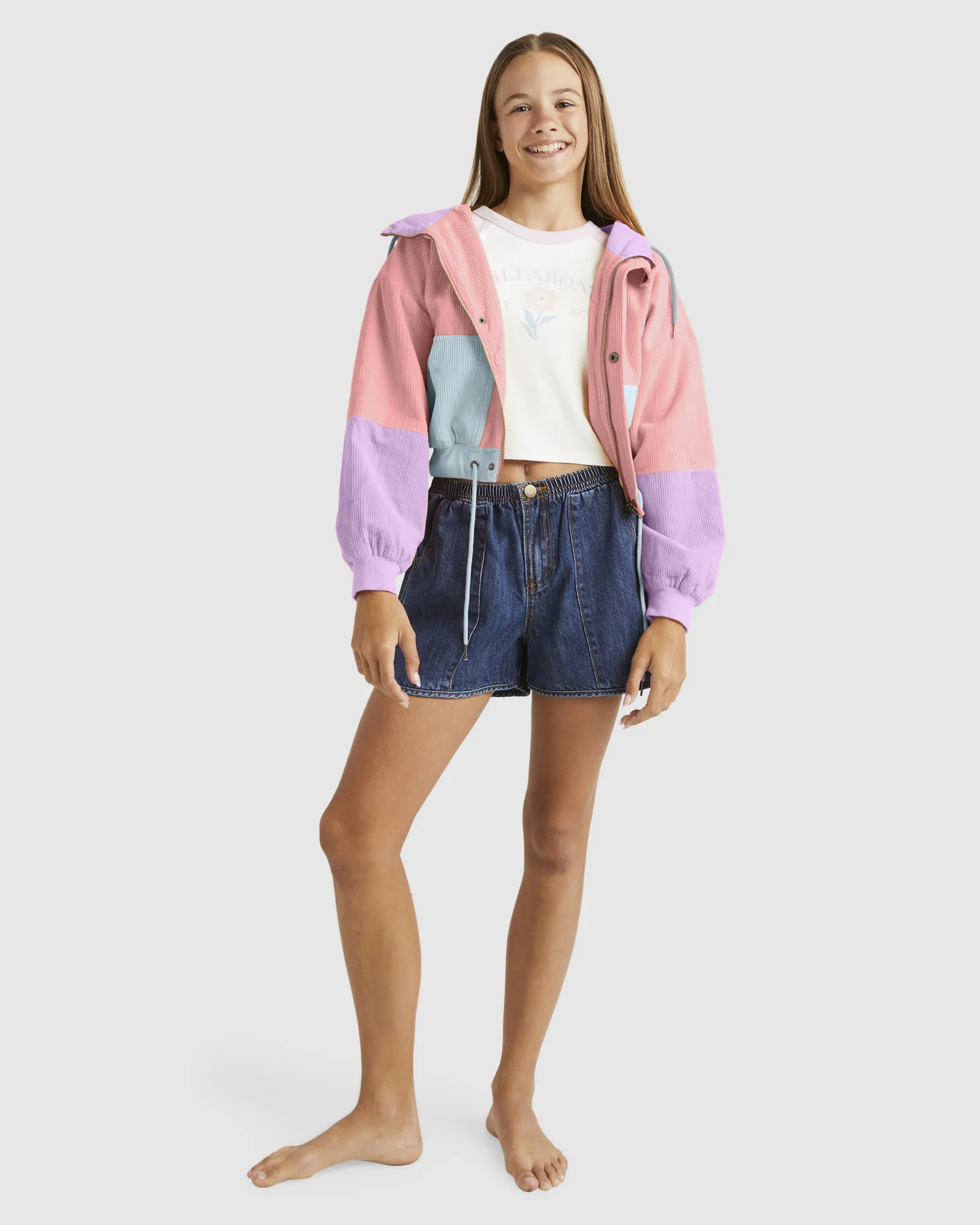 Billabong Girls 6-14 Tone Setter Jacket - Lilac Smoke | SurfStitch