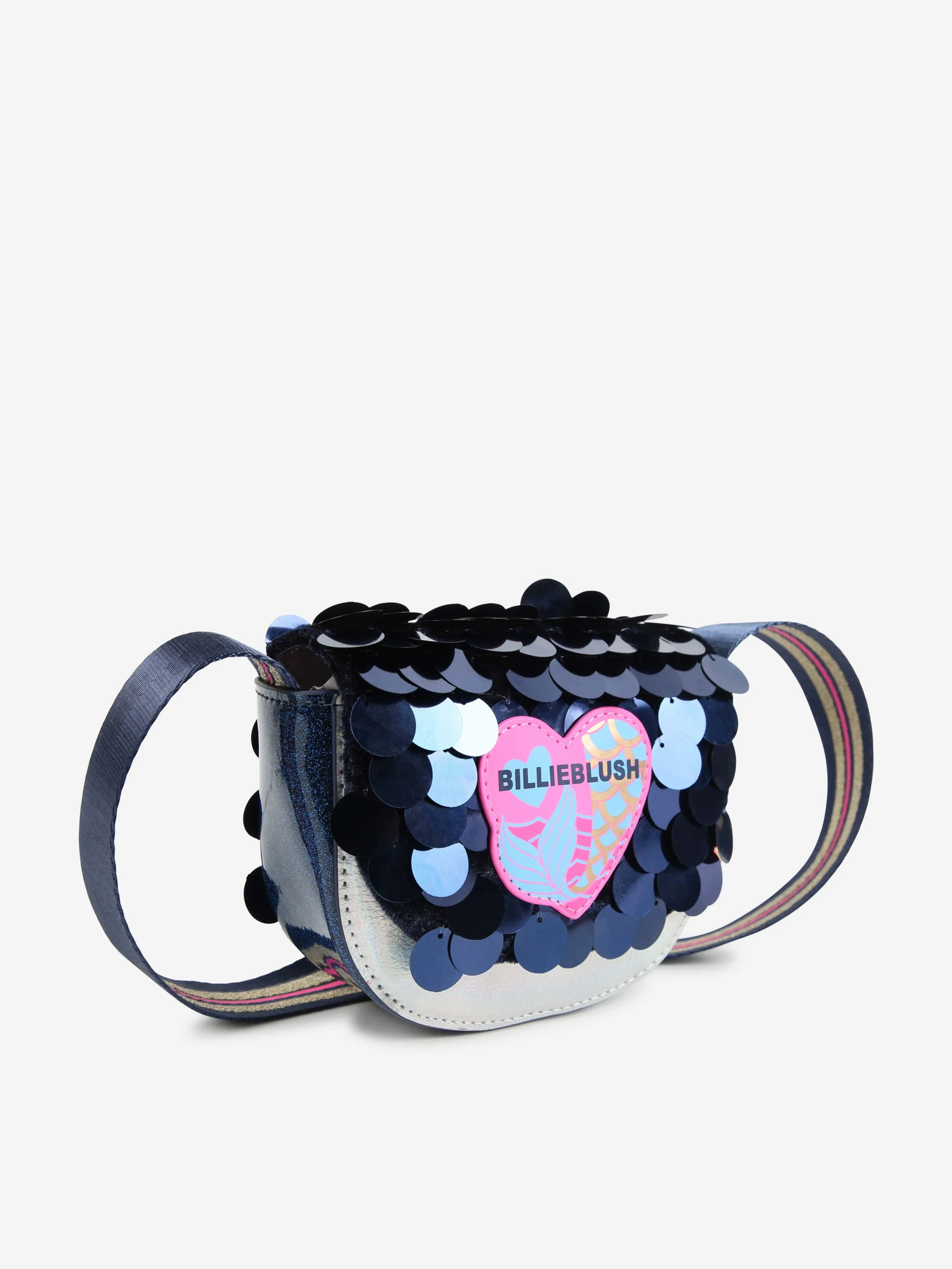 Billieblush Girls Sequin Crossbody Bag in Navy (14cm)