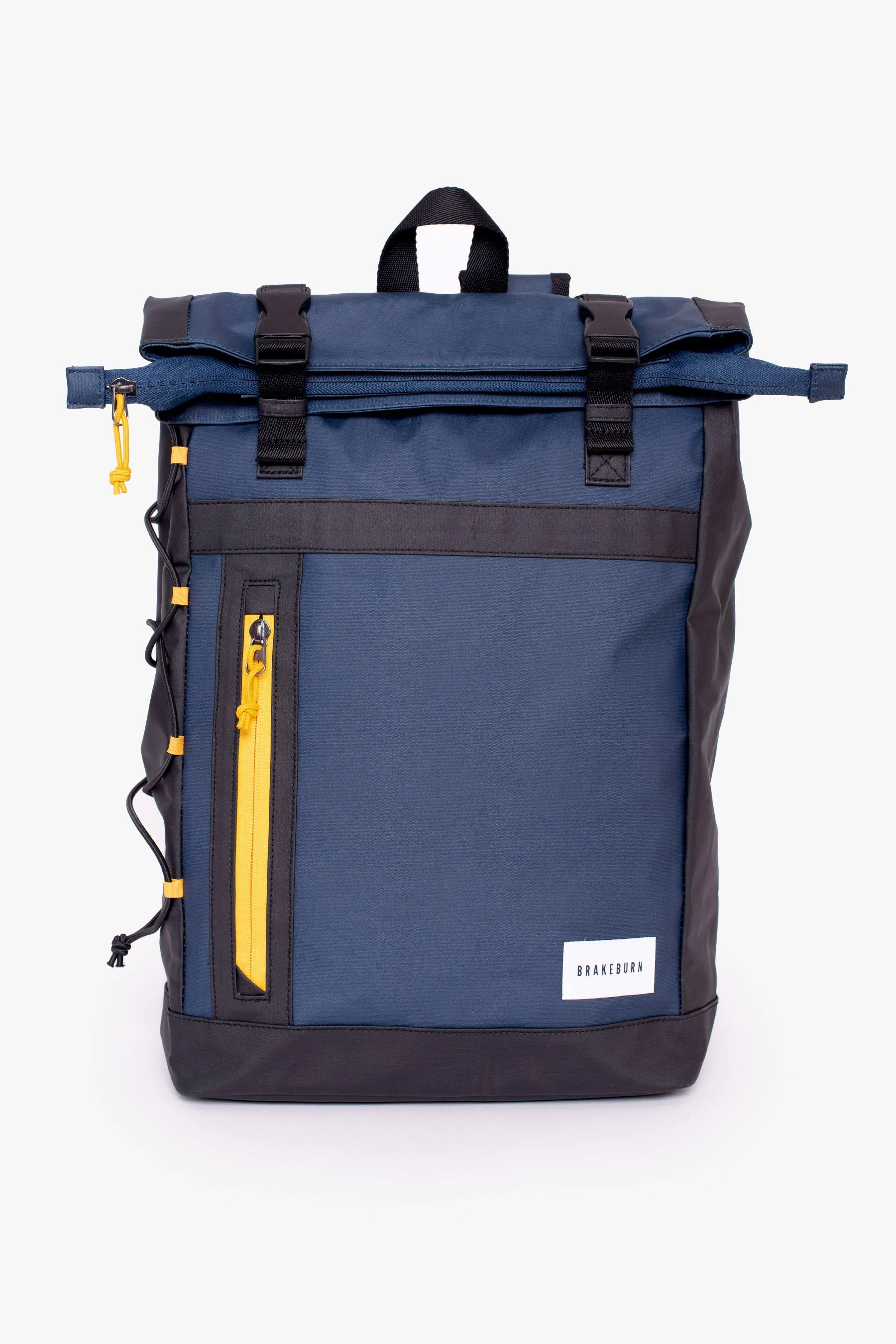 Blue Roll Top Backpack