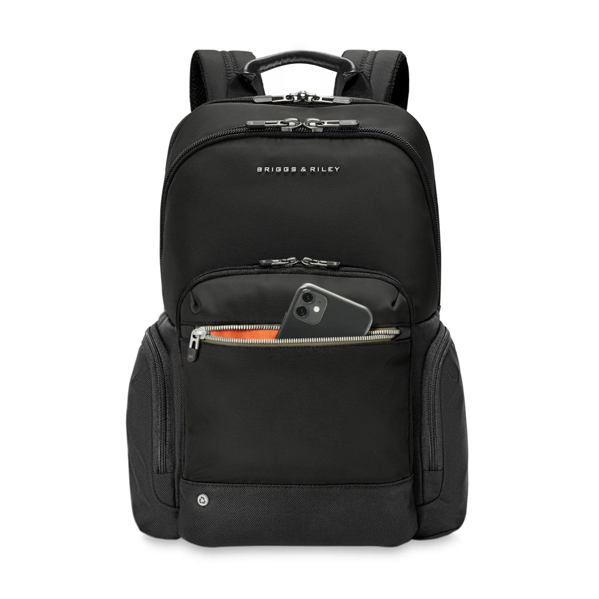 Briggs & Riley HTA Collection Medium Multi Pocket Backpack - Black