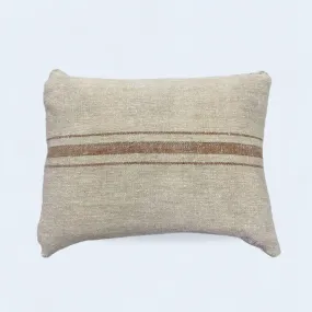 BROWN 50 x 70 Hemp Pillow I.