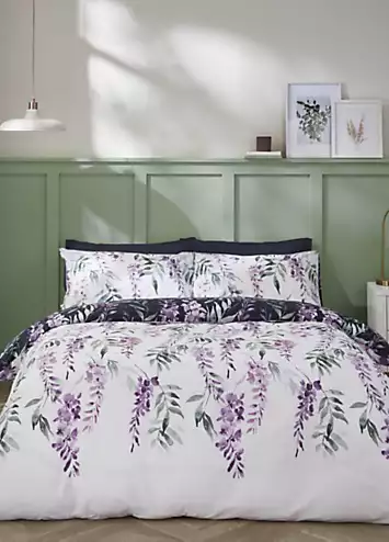 Catherine Lansfield Wisteria Duvet Cover Set | Kaleidoscope