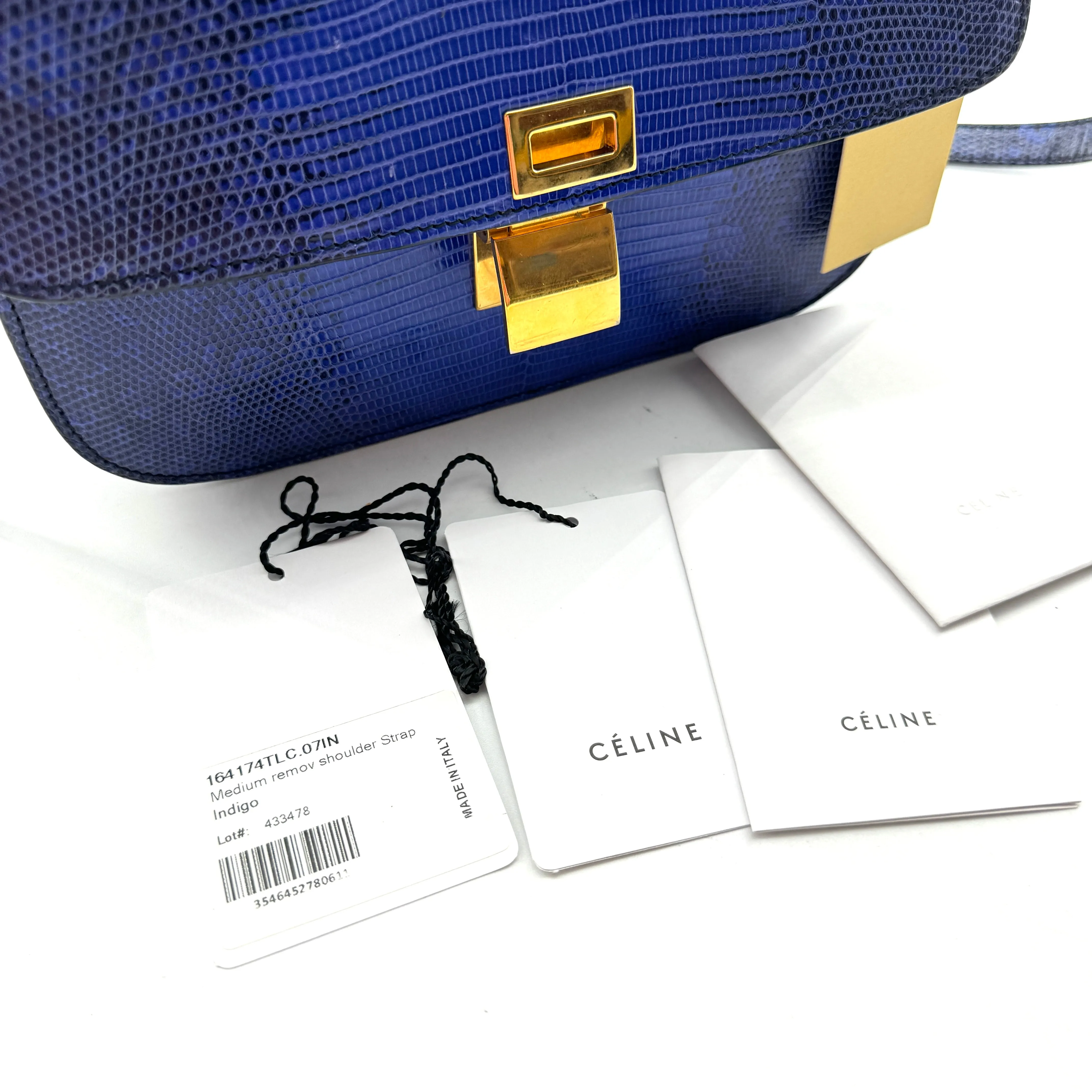 Celine Lizard Box Bag