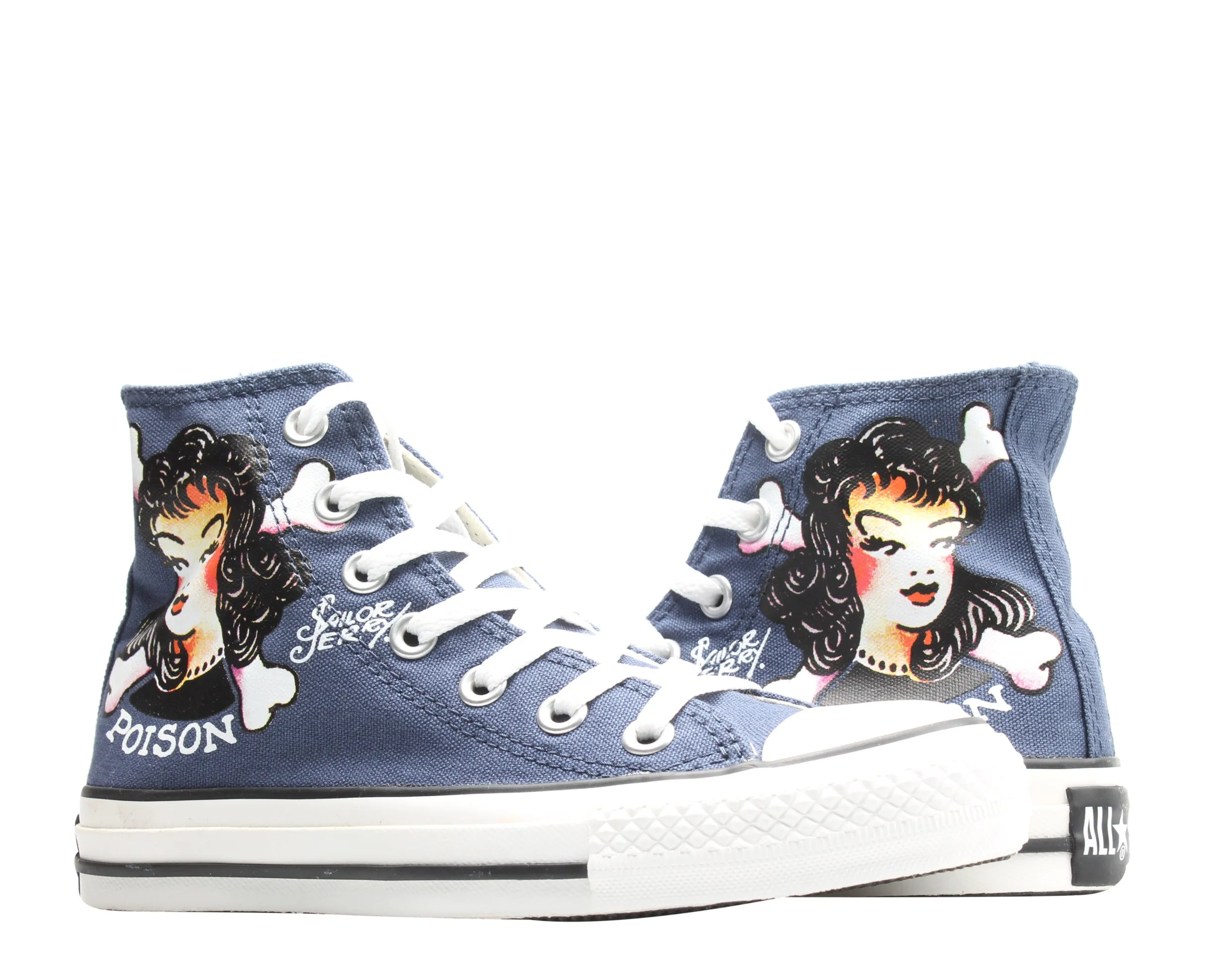 Converse Chuck Taylor All Star Sailor Jerry Poison Girl Hi Sneakers