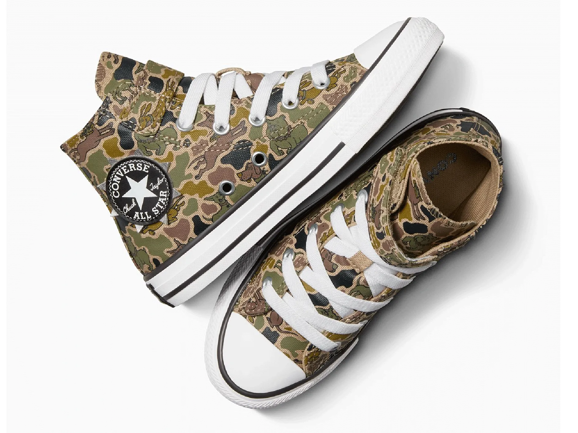 Converse Chuck Taylor All Star Youth Camo High Top  A04757C