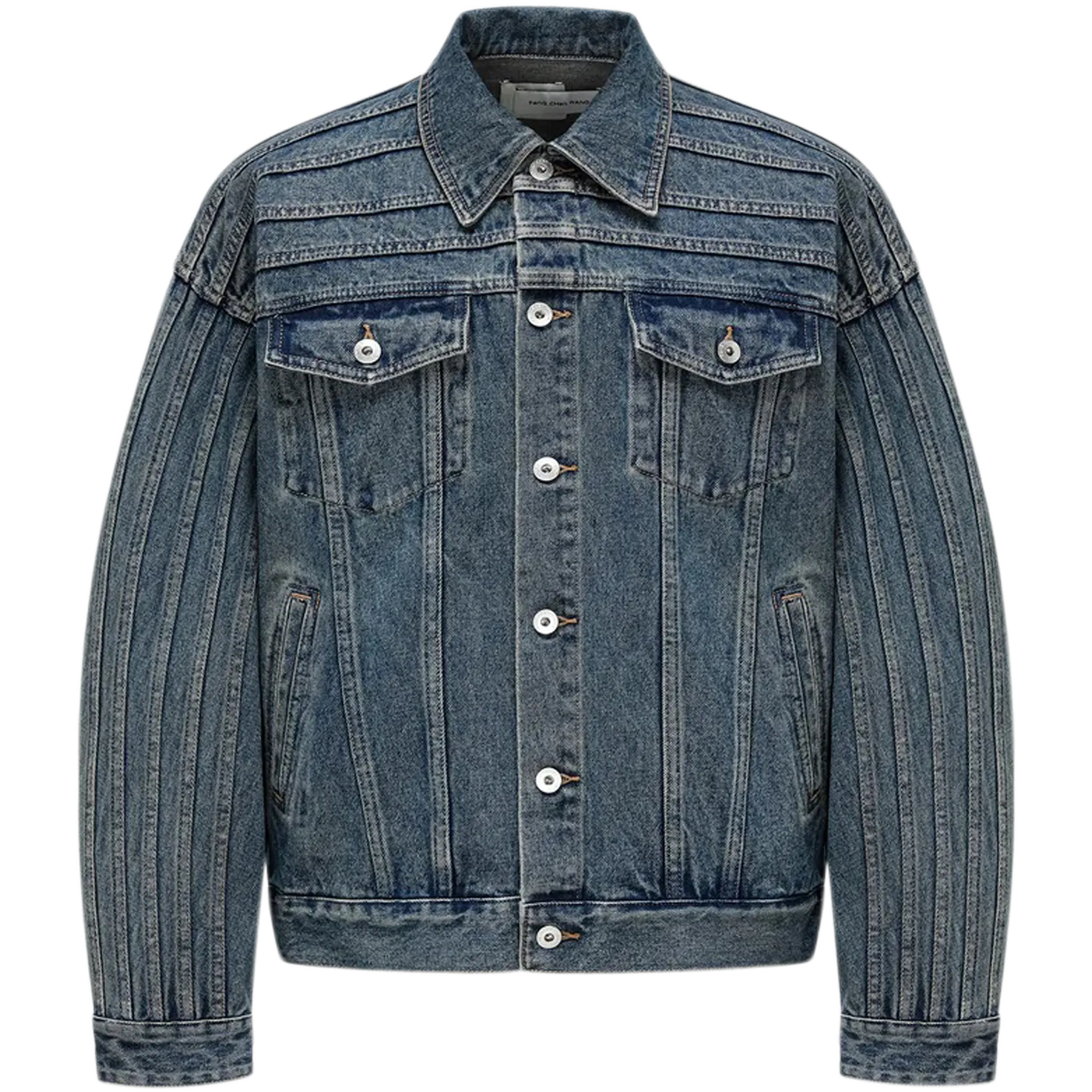 Denim Deconstruction Oversized Jacket