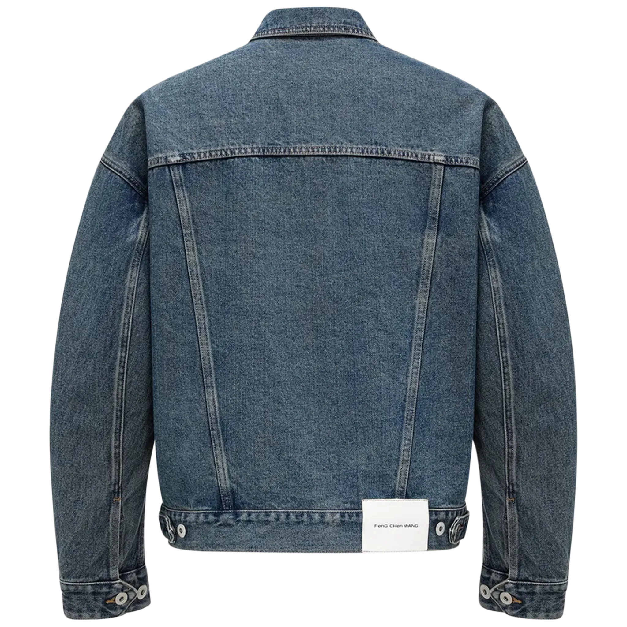 Denim Deconstruction Oversized Jacket