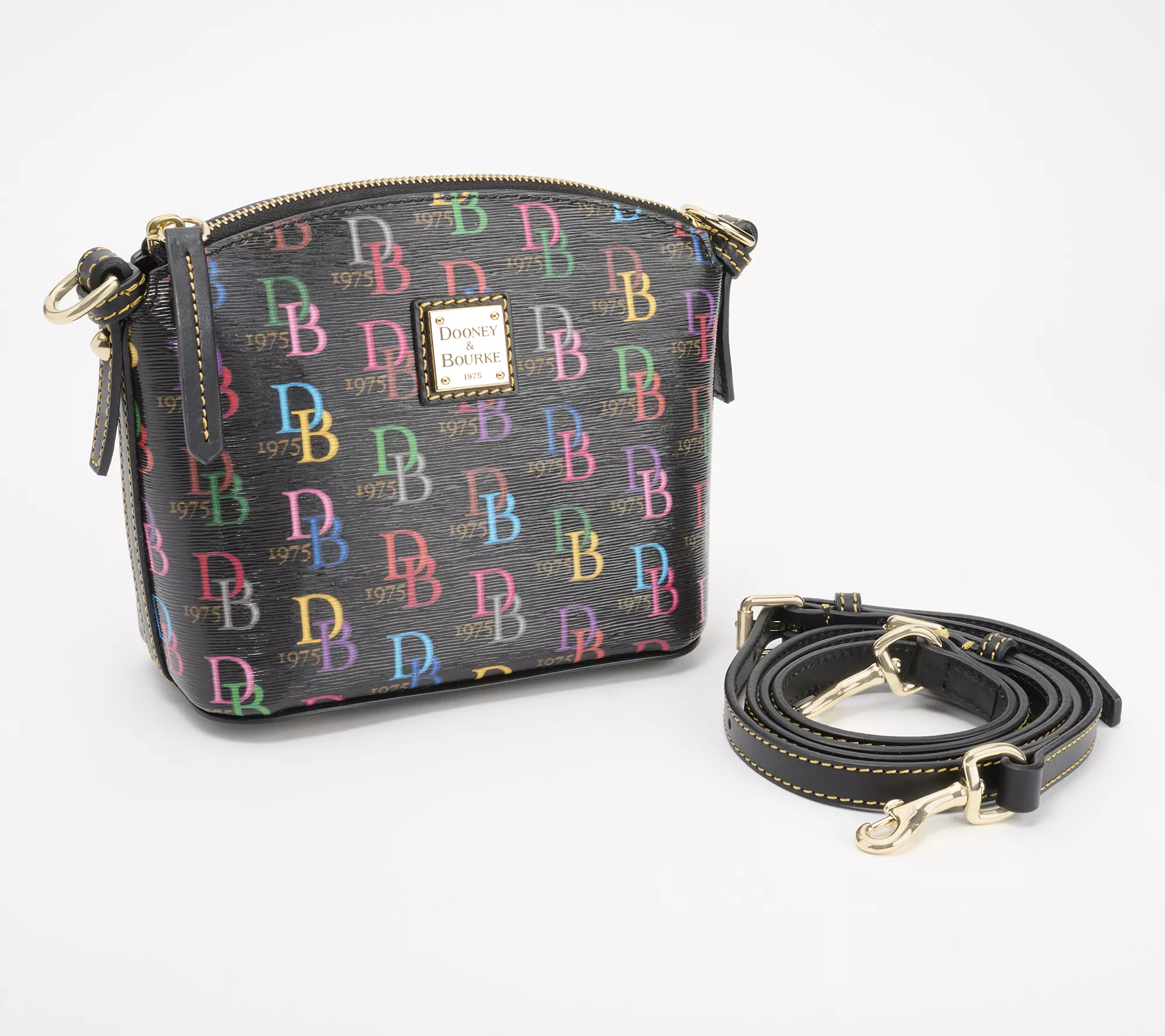 Dooney & Bourke Coated Cotton Domed Crossbody Bag