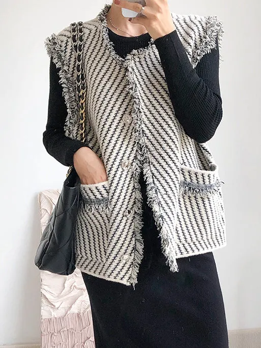 Elegant Tassel Vest