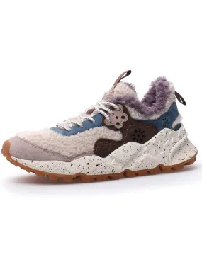 Flower Mountain Kotetsu Woman Trainers Teddy Taupe Beige