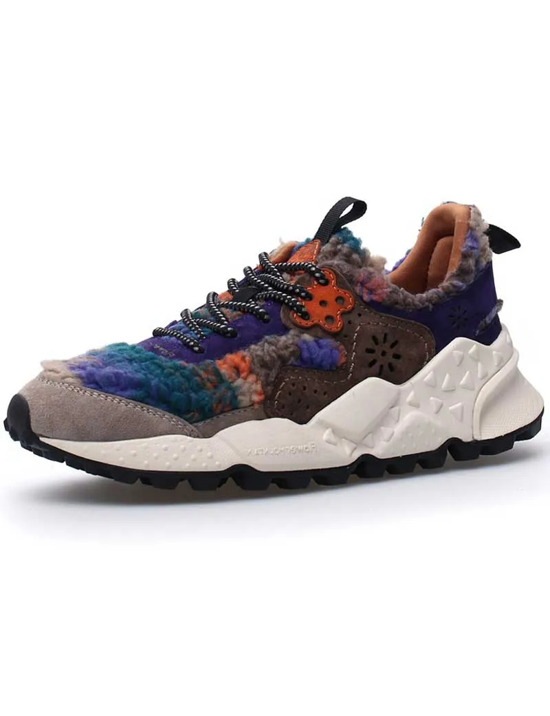 Flower Mountain Kotetsu Woman Trainers Teddy Taupe Violet