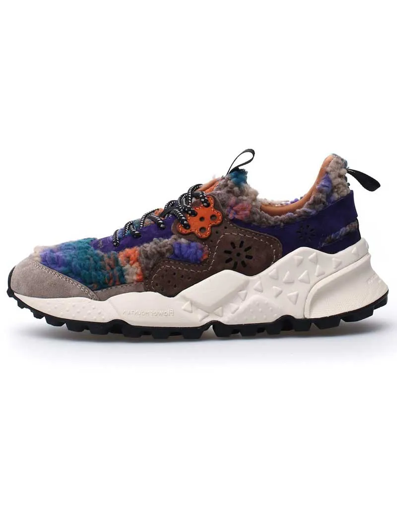 Flower Mountain Kotetsu Woman Trainers Teddy Taupe Violet