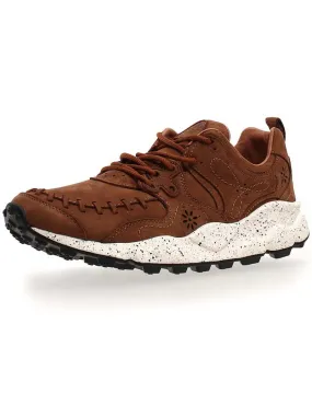 Flower Mountain Yamano Man Trainers Nabuk Brown