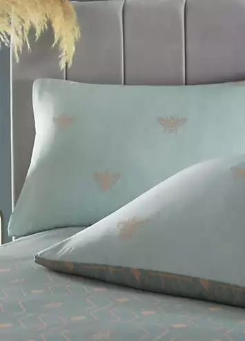 furn. Bee Deco Duvet Cover Set - Eau de Nil | Kaleidoscope