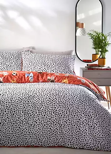 furn. Woofers Duvet Cover Set - Coral | Kaleidoscope