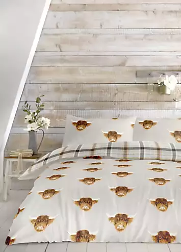 Fusion Highland Cow Duvet Cover Set | Kaleidoscope