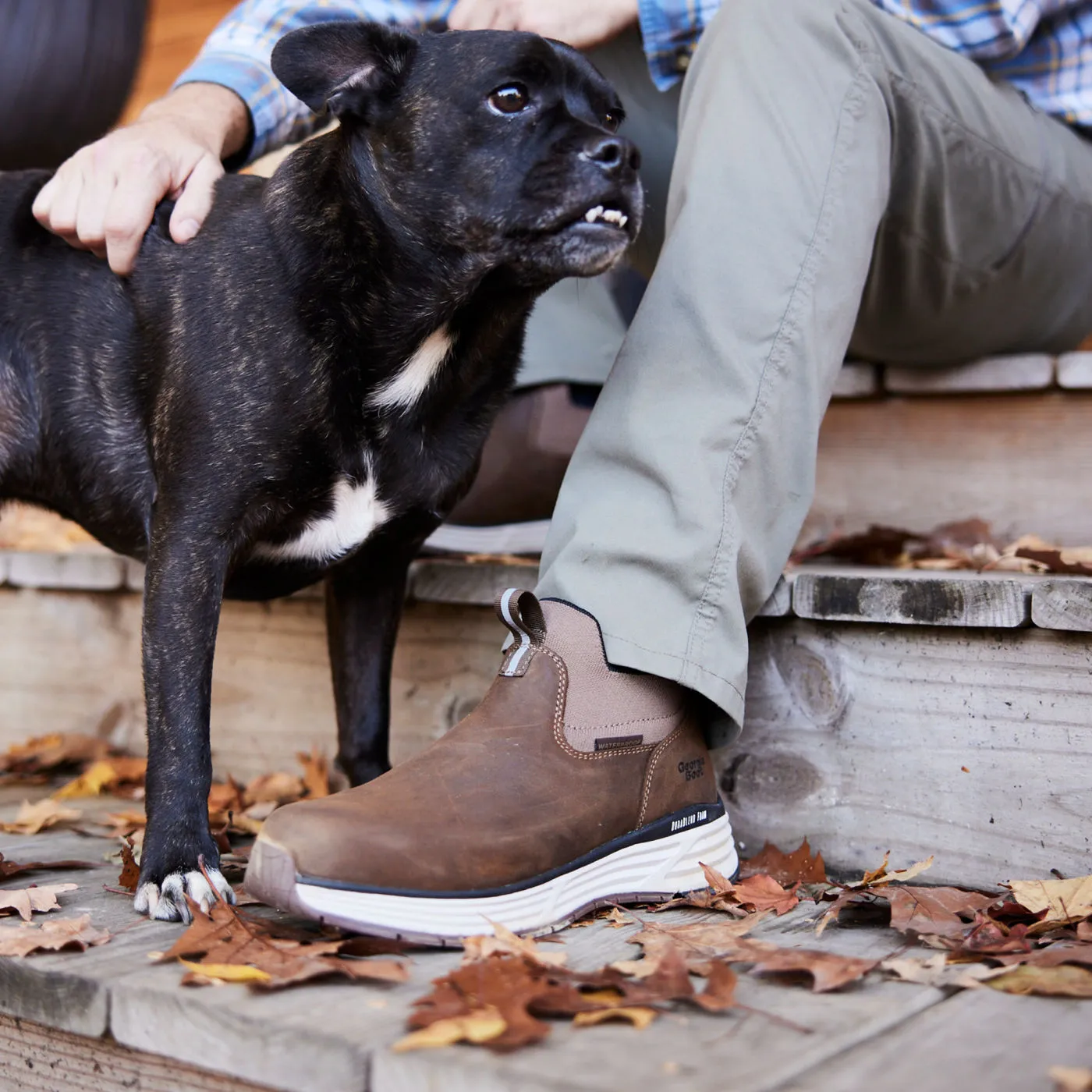 Georgia Boot DuraBlend Sport Waterproof Chelsea Work Boot