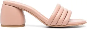 Gianvito Rossi Malou 60mm leather mules Pink