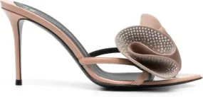 Giuseppe Zanotti Intriigo Charmante 100mm mules Neutrals