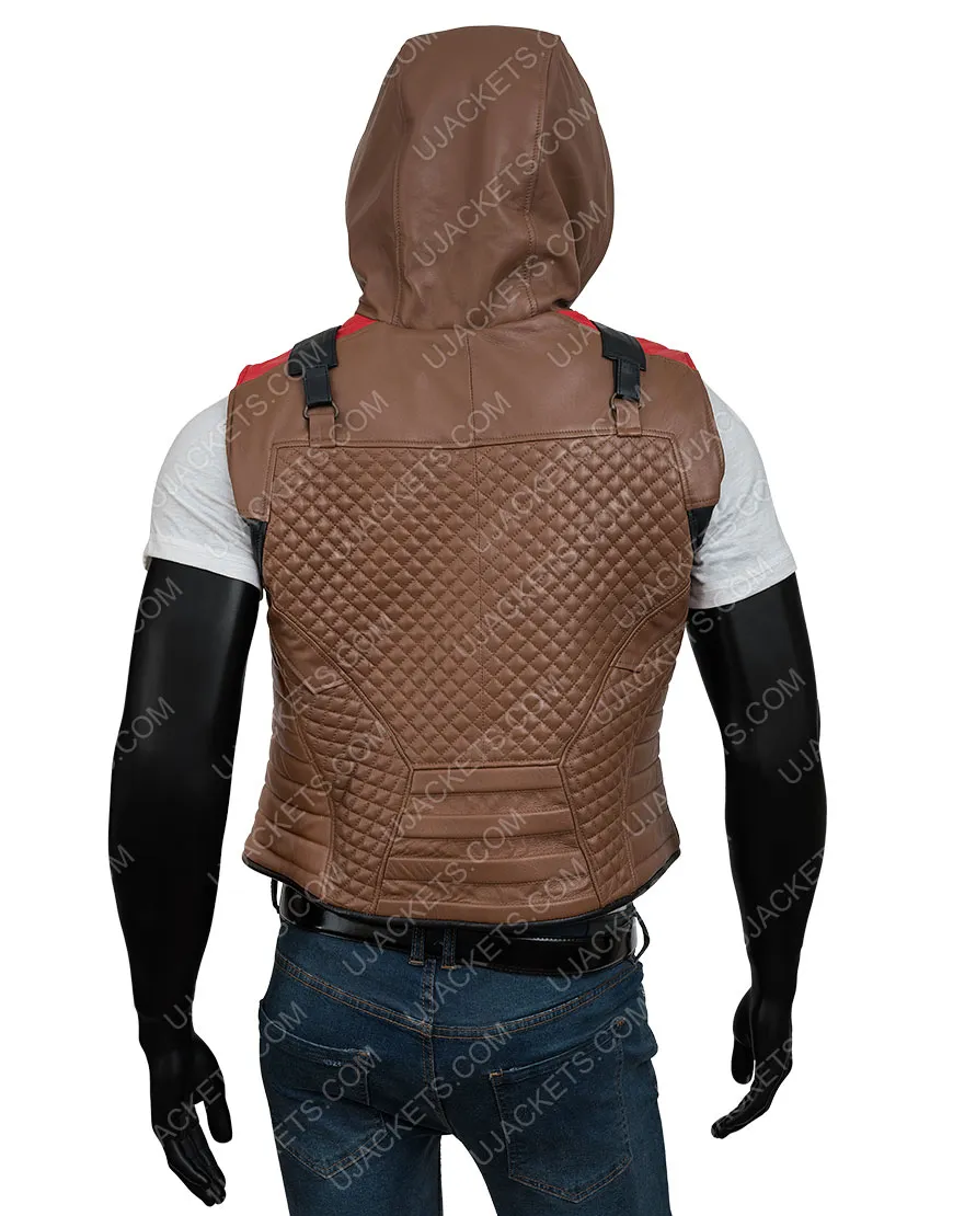 Gotham Knights Jason Todd Hooded Vest | Ujackets.com - 50% OFF