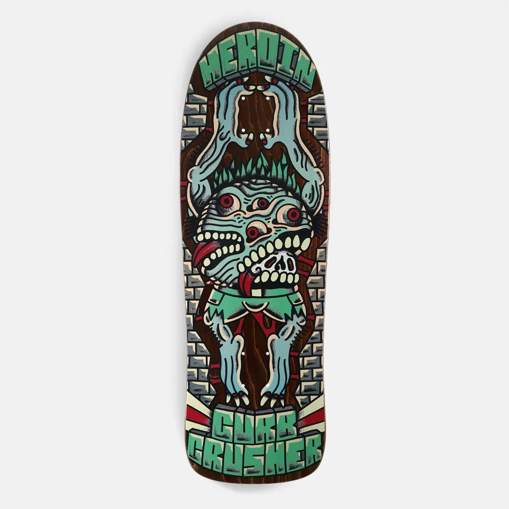 Heroin Skateboards - 10.25 Curb Crusher XL Crawe Skateboard Deck