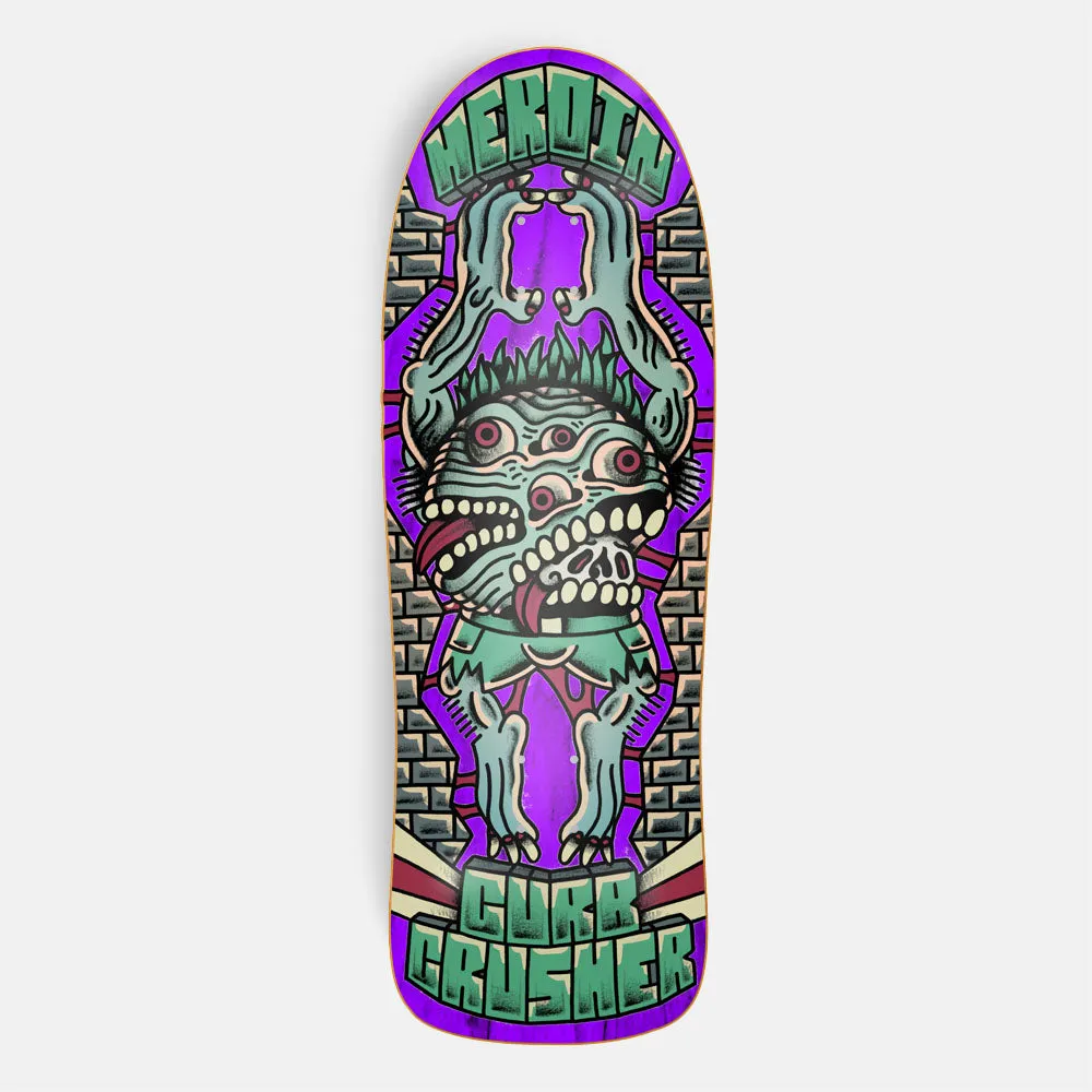 Heroin Skateboards - 10.25 Curb Crusher XL Crawe Skateboard Deck