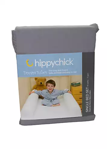 Hippychick Dream Tubes Inflatable Bed Guard & Cotton Fitted Sheet - Single Bed | Kaleidoscope