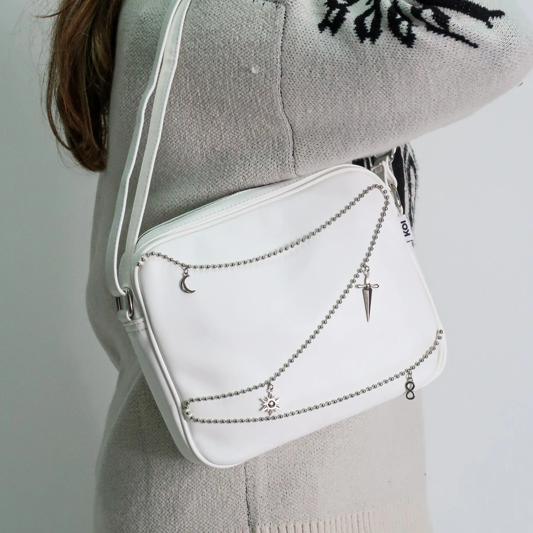 Jinx Mystic Charm White Shoulder Bag