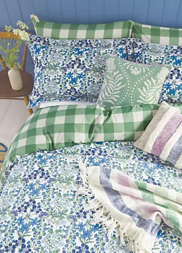 Joules Arts & Crafts 100% Cotton Percale 180 Thread Count Duvet Cover Set | Kaleidoscope