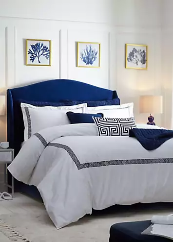 Kaleidoscope Blue Hera 100% Cotton 300 Thread Count Duvet Cover Set | Kaleidoscope