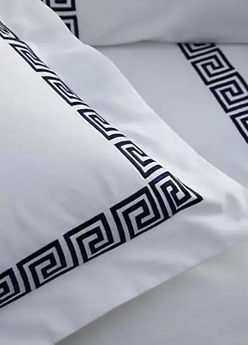 Kaleidoscope Blue Hera 100% Cotton 300 Thread Count Duvet Cover Set | Kaleidoscope