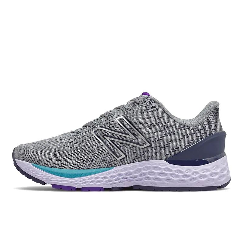 Kids’ New Balance 880v11 – Steel/Virtual Sky/Deep Violet