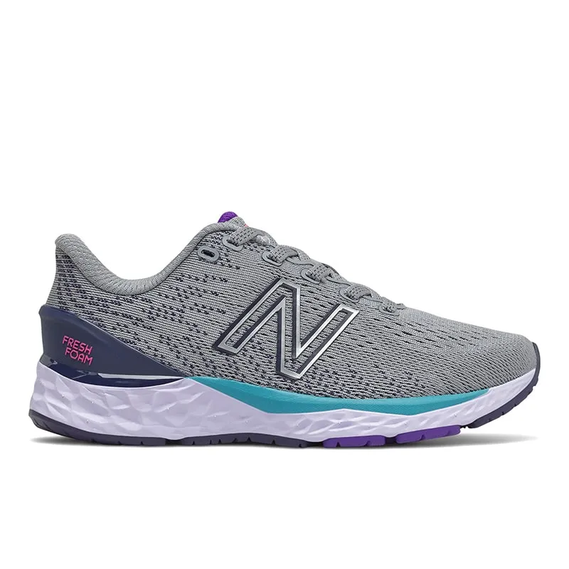 Kids’ New Balance 880v11 – Steel/Virtual Sky/Deep Violet