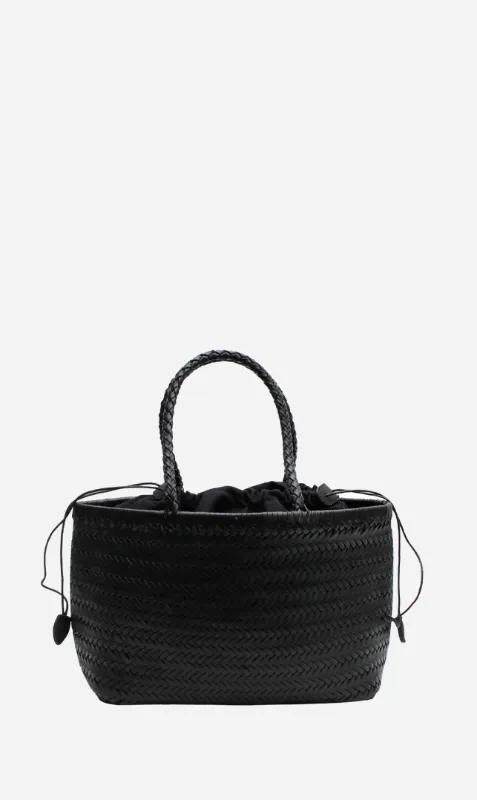  La Tribe      Amelia Woven Bag - Black 