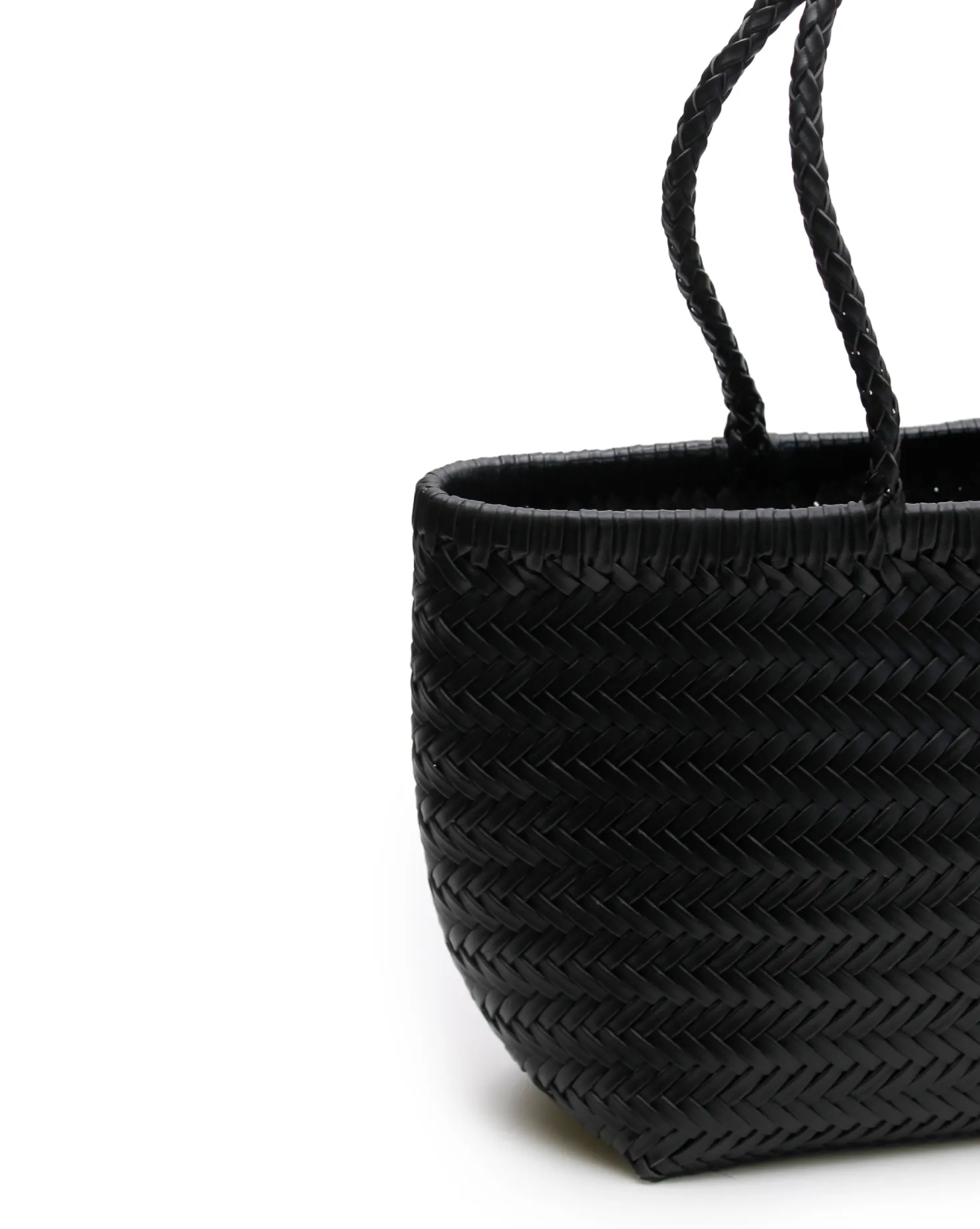  La Tribe      Amelia Woven Bag - Black 