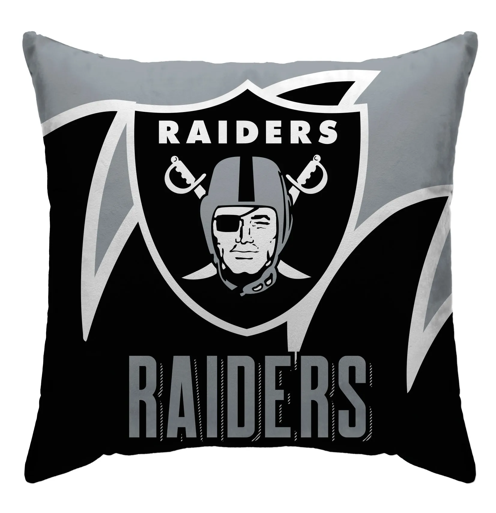 Las Vegas Raiders Shark Tooth Throw Pillow