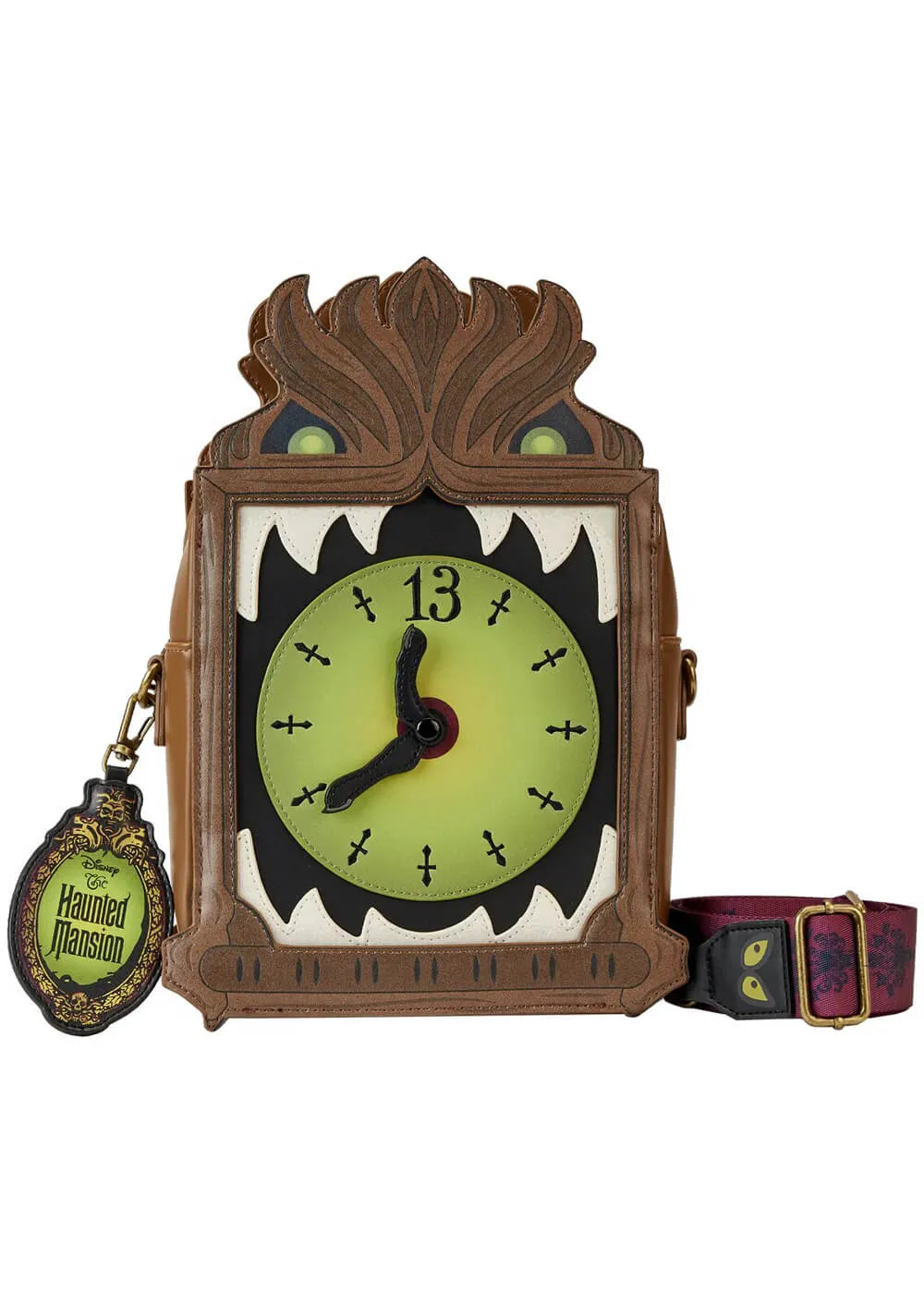 Loungefly Disney Haunted Mansion Clock Crossbody Bag