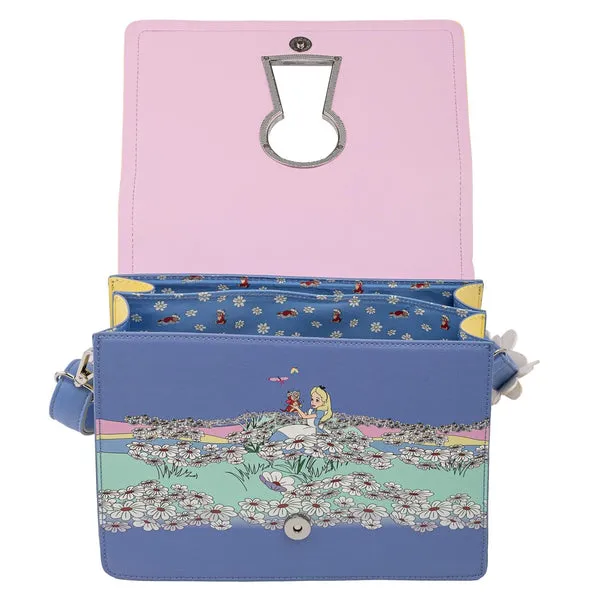 Loungefly x Disney Alice in Wonderland Key Hole Crossbody Bag