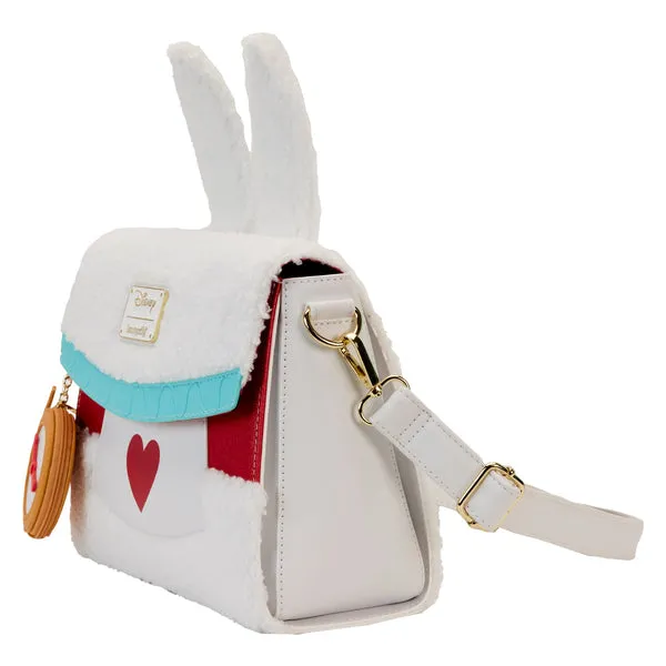 Loungefly x Disney Alice in Wonderland White Rabbit Cosplay Crossbody Bag