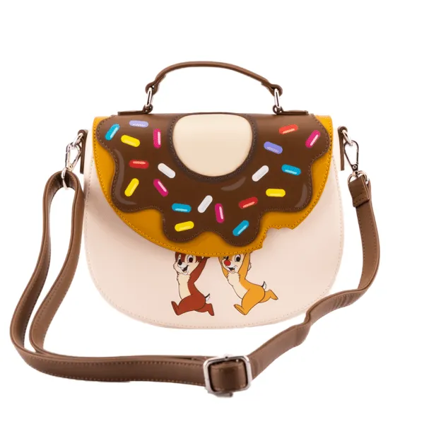 Loungefly x Disney Chip and Dale Donut Snatchers Crossbody Bag