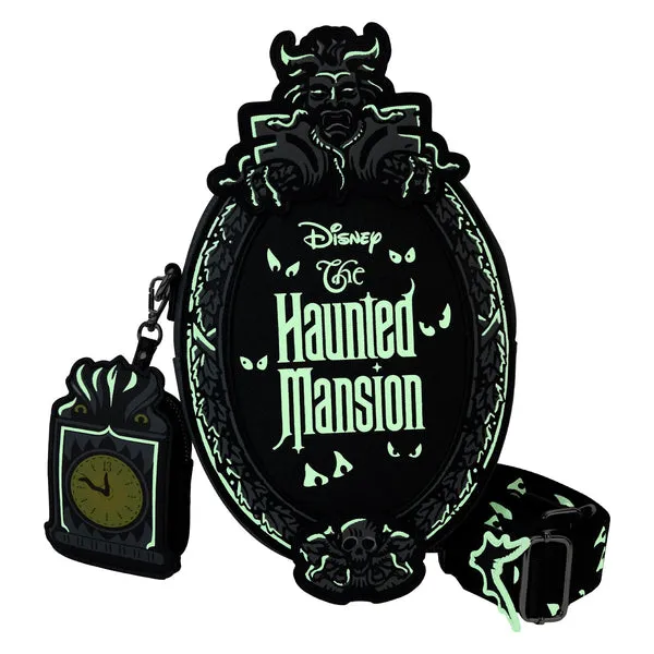 Loungefly x Disney Haunted Mansion Plaque Crossbody Bag