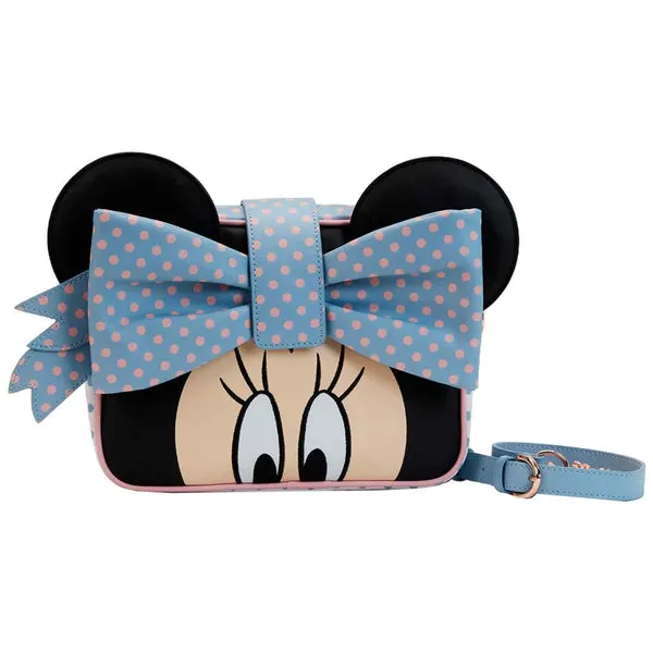 Loungefly x Disney Minnie Mouse Pastel Polka Dot Crossbody Bag