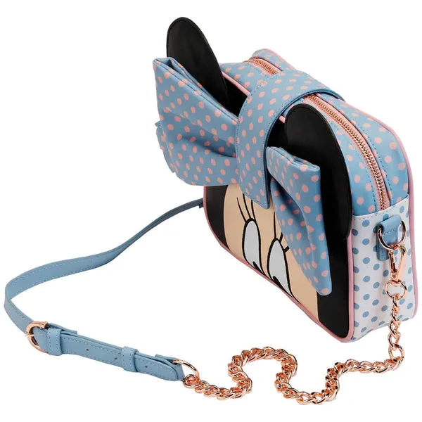 Loungefly x Disney Minnie Mouse Pastel Polka Dot Crossbody Bag