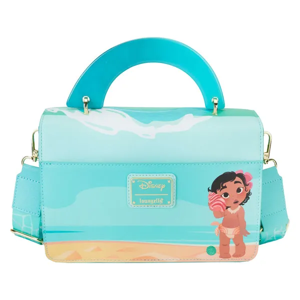 Loungefly x Disney Moana Ocean Wave Handle Crossbody Bag