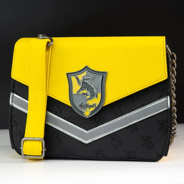 Loungefly x Harry Potter Hufflepuff Chain Strap Crossbody Bag